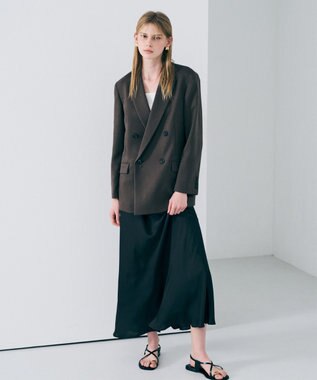 uncrave プルーフウールライクツイル ジャケット ブラウン