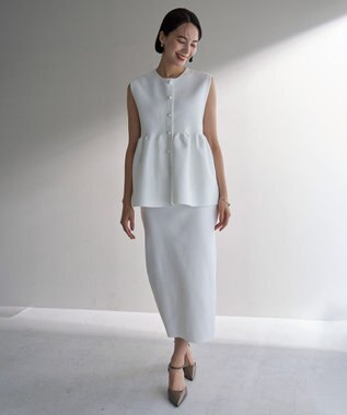 UNFILO ポリエステルフォルム Ｉラインスカート オフ