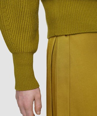 JOSEPH 【洗える】ニューカーディガンステッチオープンネックニット Amber