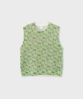 Paul Smith Garden Floral ニットベスト ライトグリーン