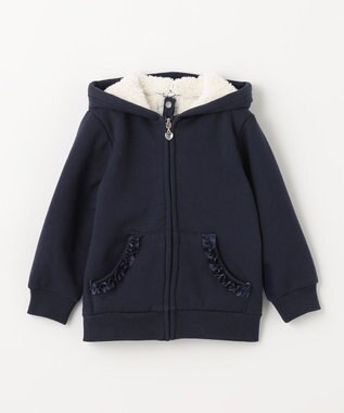 ANY KIDS 裏ボアボンディングブルゾン ネイビー