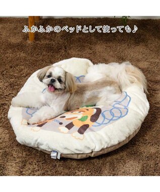 PET PARADISE ディズニー トイ・ストーリー 遠赤外線 くつろぎマット Ｍ ホワイト×ブルー