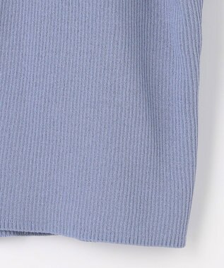 ANY SIS リブショートレングス カーディガン ブルー