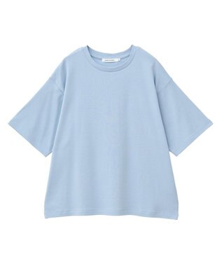 AMERICAN HOLIC 【接触冷感】スムースルーズクルーネックＴシャツ Blue
