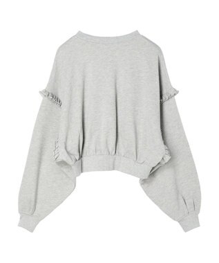 Green Parks ・Ｐｅｔｉｔ　Ｆｌｅｕｒ　ボリュームスリーブスウェット Gray Mixture