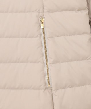 ANY SIS S 【2WAY】ノーカラーミドル ダウン ベージュ