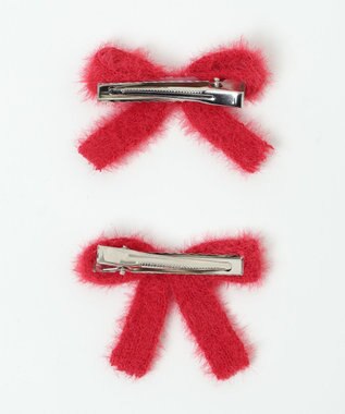 WEGO L2Pシャギーリボンクリップ レッド