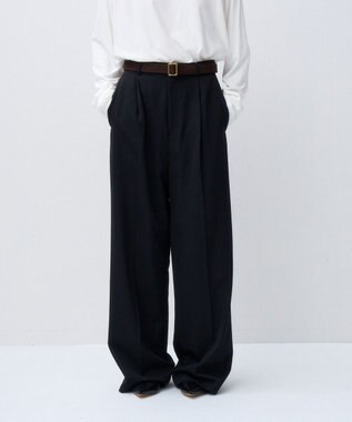 ATON WOOL GABARDINE | ワイドパンツ