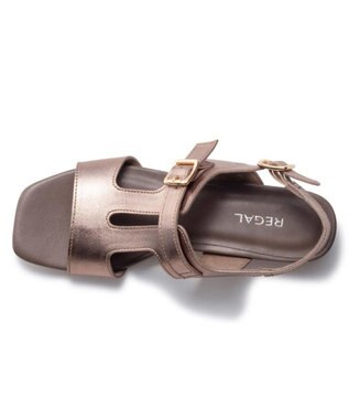 REGAL FOOT COMMUNITY 【リーガルレディース】F01S フラットサンダル ブロンズ