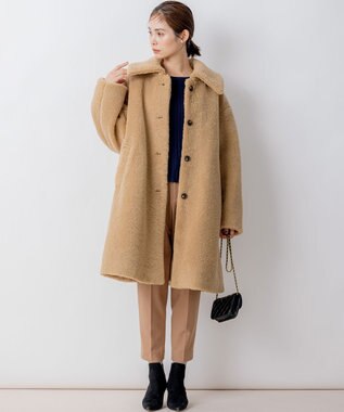 組曲 BOREROリブドルマン ニット ネイビー系