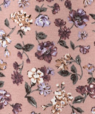 ANY KIDS 裏シャギー総柄ガーリーパンツ ベージュ×花柄