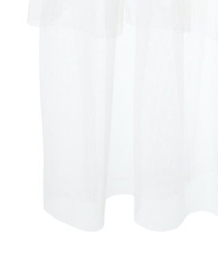 Green Parks ｄａｚｚｌｉｎ　ツイルチュールレイヤードスカート Ivory