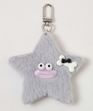 WEGO ミニお星さまモンスターぬいぐるみキーホルダー グレー
