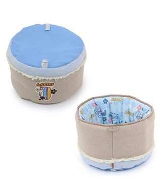 PET PARADISE スヌーピー クールカップ 《サーフ柄》 Ｓ ブルー×ベージュ