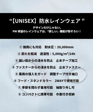 PW CIRCULUS 【 耐水圧20000mm  / レイン対応 】【UNISEX】防水レインウエアセット ゴルフ ライトグリーン系