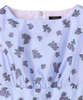 TOCCA 【sweet11月号掲載】【美人百花掲載】【00サイズあり・洗える・消臭】BOUQUET OF BEAUTY ドレス スカイブルー系7