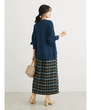 Green Parks アソートロゴ裏毛プルオーバー Navy