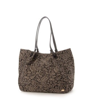 LA BAGAGERIE 【DEVEAUX】ペイズリーナチュラルミニトート