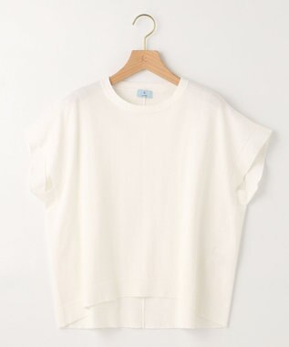 組曲 S 【洗える・型崩れしにくい】CHAI ニットTシャツ アイボリー系