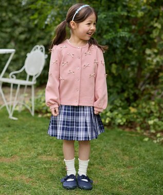 ANY KIDS キラキラお花カチューシャ サックスブルー