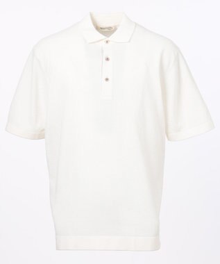 JOSEPH ABBOUD MOUNTAIN 【SPACE】OGストレッチコットン ニットポロシャツ