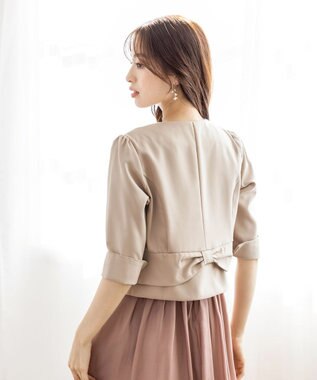 Tiaclasse 【新色追加・洗える】バックリボンジャレロ ベージュ