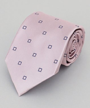 GOTAIRIKU 【日本製】西陣ネクタイ_ネイビー×ピンク系 ピンク系8