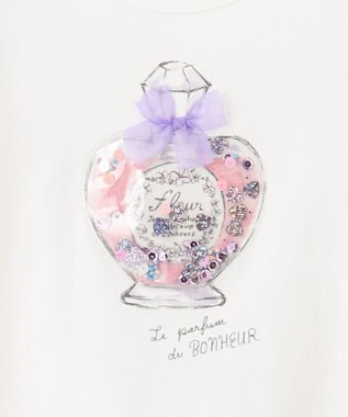 ANY KIDS シャラシャラビーズ Ｔシャツ ホワイト（香水）