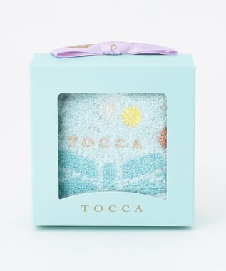 TOCCA 【リボンギフトパッケージ付き】PREGO TOWELCHIEF タオルハンカチ スカイブルー系