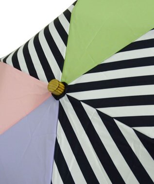 +RING プラスリング レディース向け 晴雨兼用 折傘 MLT T1169 マルチカラー