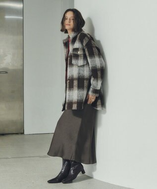 YECCA VECCA スライバーCPOジャケット Brown