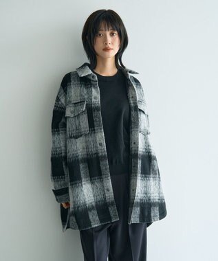YECCA VECCA スライバーCPOジャケット Black