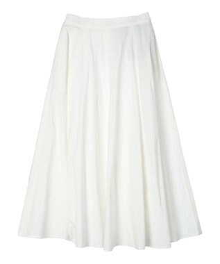 Green Parks インド綿 ボリュームポプリンスカートII Off White