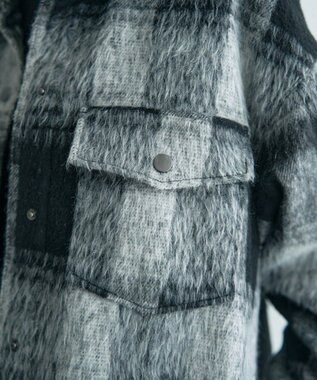 YECCA VECCA スライバーCPOジャケット Black