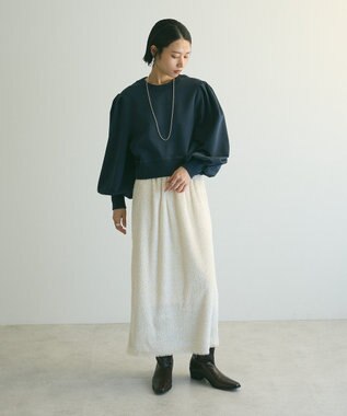 Green Parks ａ．タックスリーブスウェット Navy