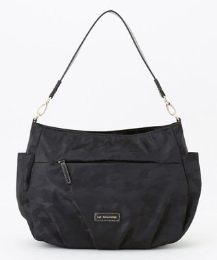 LA BAGAGERIE シャドージャカード 2WAYショルダーバッグ ブラック