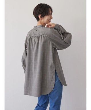 AMERICAN HOLIC ＳＥＴ　ボリュームスリーブシャツ＋ニットベスト Glen Check