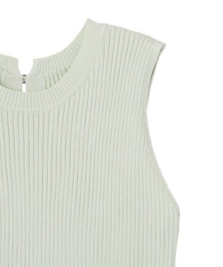earth music&ecology 前後2WAYスリット釦タンクトップ Mint