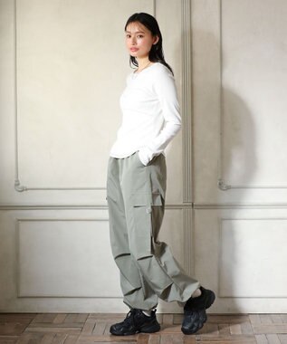 Green Parks ・ＥＬＥＮＣＡＲＥ　ＤＵＥ　ミリタリーカーゴパン Khaki