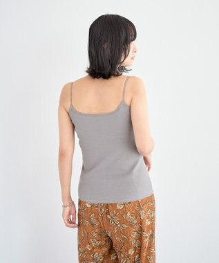 Green Parks カップ付きキャミソール Gray