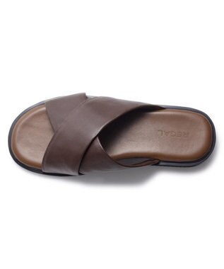 REGAL FOOT COMMUNITY 【リーガルカジュアル】63KL レザーサンダル ダークブラウン