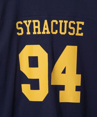 WEGO 【ユニセックス着用ITEM】ナンバリングフットボールBIG　T（LS） ネイビー