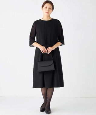 組曲 NOIR 【定番】シンプルハンドバッグ ブラック系