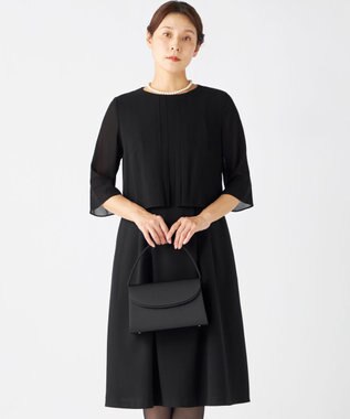 組曲 NOIR 【定番】シンプルハンドバッグ ブラック系