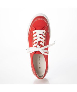 MODE ET JACOMO <carino>【レイン対応】【軽量】レースアップスニーカー レッド