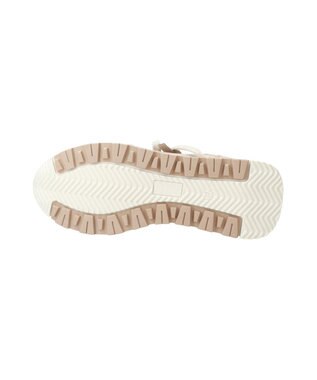 INTER-CHAUSSURES 【QUSHELI】アウトサイドジップレザースニーカー ライトグレー
