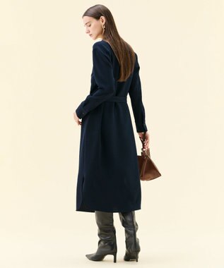 BEIGE， 【WEB限定・洗える】DUPONT / ベルト付き3WAYワンピース Navy