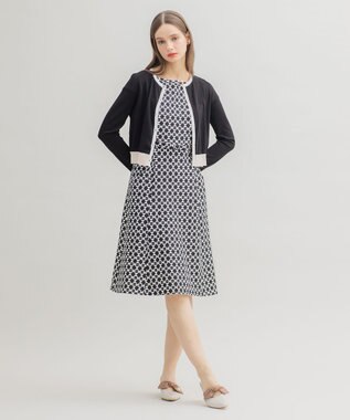 TOCCA 【洗える！】FOUR LEAVES ドレス ブラック系5