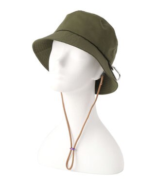 MOONBAT 【WEB限定】バケットハット 撥水加工 あご紐付き サイズ調整可 カーキー