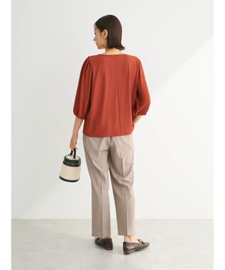 Green Parks 袖表面ドッキングカットプルオーバー Terracotta